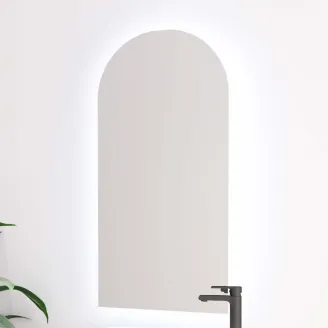 ESPEJO DE BAÑO CON LUZ LED DALHIA RECTANGULAR BATHDECOR