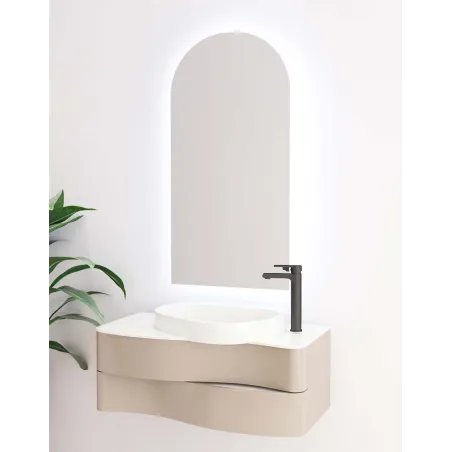 Espejo de baño a medida luz LED capilla Dalhia Bathdecor