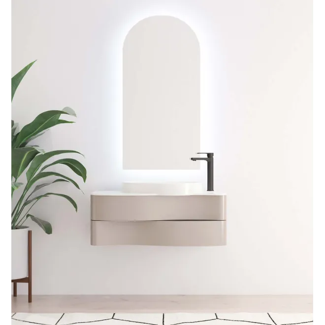 Espejo de baño a medida luz LED capilla Dalhia Bathdecor
