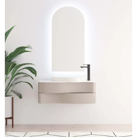 Espejo de baño a medida luz LED capilla Dalhia Bathdecor