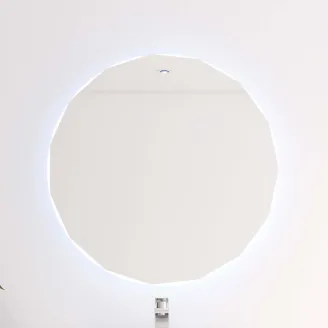 ESPEJO DE BAÑO CON LUZ LED CROCUS REDONDO BATHDECOR