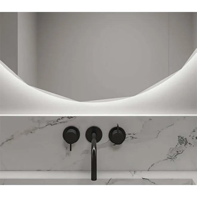 Espejo de baño a medida luz LED redondo Crocus Bathdecor