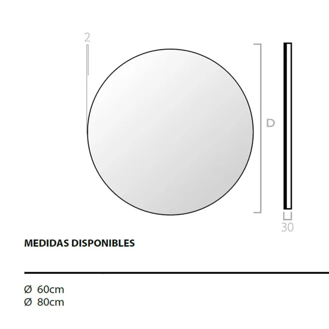 Espejo de baño retroiluminado Vega Bathdecor | TiendaInicia