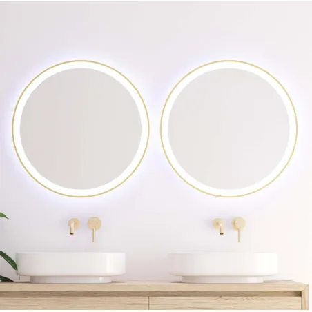 ESPEJO DE BAÑO CON LUZ LED DENEB REDONDO BATHDECOR