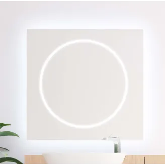 ESPEJO DE BAÑO CON LUZ LED RIGEL CUADRADO BATHDECOR