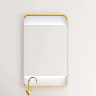 ESPEJO DE BAÑO CON LUZ LED AIRA RECTANGULAR BATHDECOR