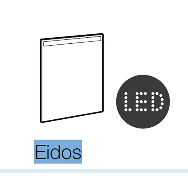 Espejo de baño con luz LED Eidos Roca | TiendaInicia