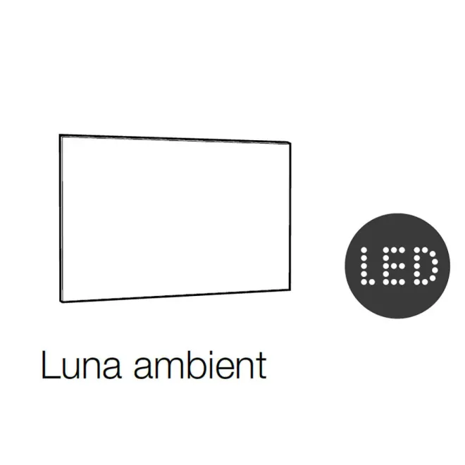 Espejo de baño retroiluminado Luna Ambient Roca | TiendaInicia