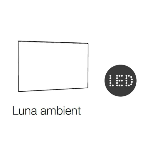 Espejo de baño retroiluminado Luna Ambient Roca | TiendaInicia