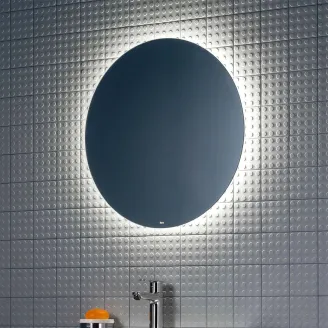 ESPEJO DE BAÑO CON LUZ LED LUNA AMBIENT REDONDO ROCA