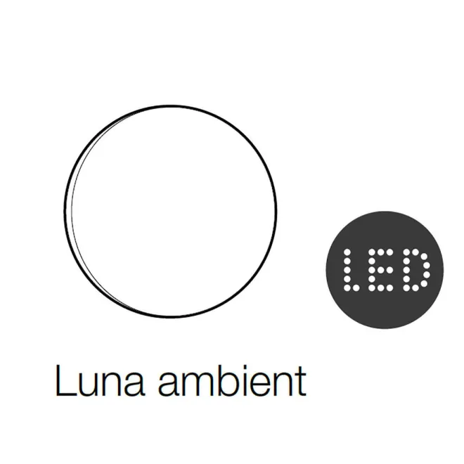 Espejo de baño retroiluminado Luna Ambient Roca | TiendaInicia