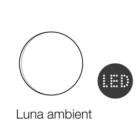 Espejo de baño retroiluminado Luna Ambient Roca | TiendaInicia