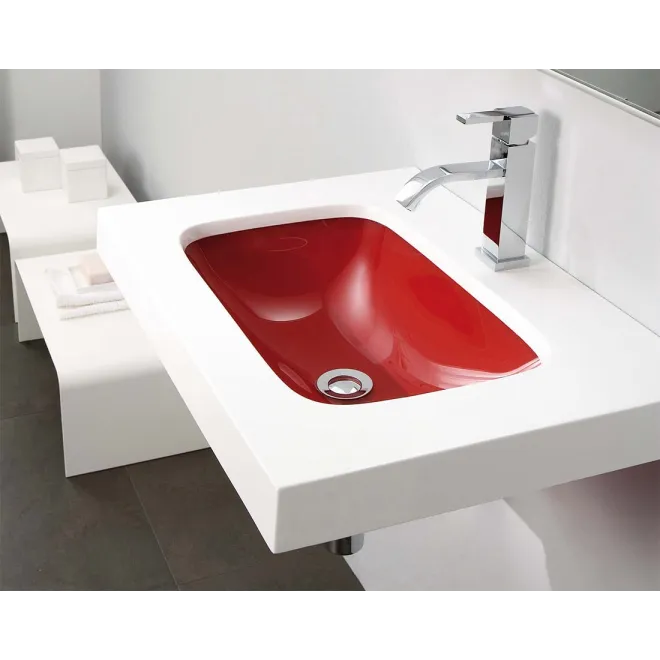 LAVABO SUSPENDIDO UNE RECTANGULAR BATHCO