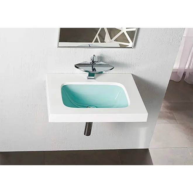 LAVABO SUSPENDIDO UNE RECTANGULAR BATHCO