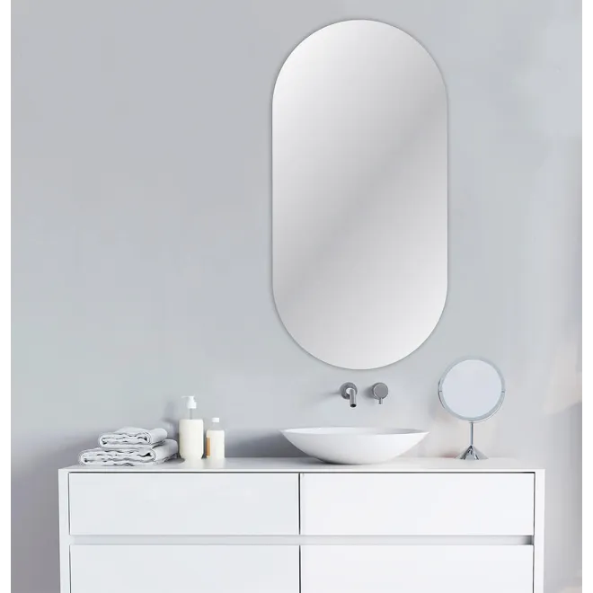 ESPEJO DE BAÑO CON LUZ LED ALICE OVALADO BATHDECOR