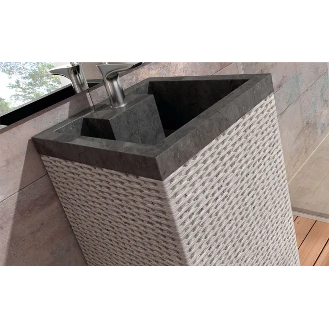 LAVABO DE PIEDRA BORNEO CUADRADO BATHCO