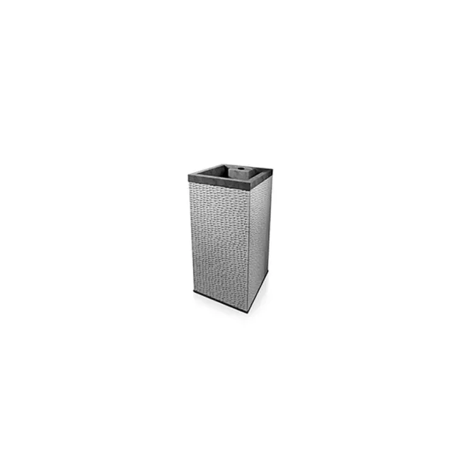 LAVABO PEDESTAL BORNEO CUADRADO BATHCO FONDO BLANCO