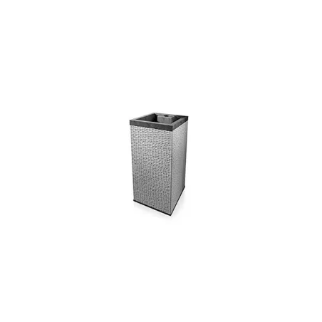 LAVABO PEDESTAL BORNEO CUADRADO BATHCO FONDO BLANCO