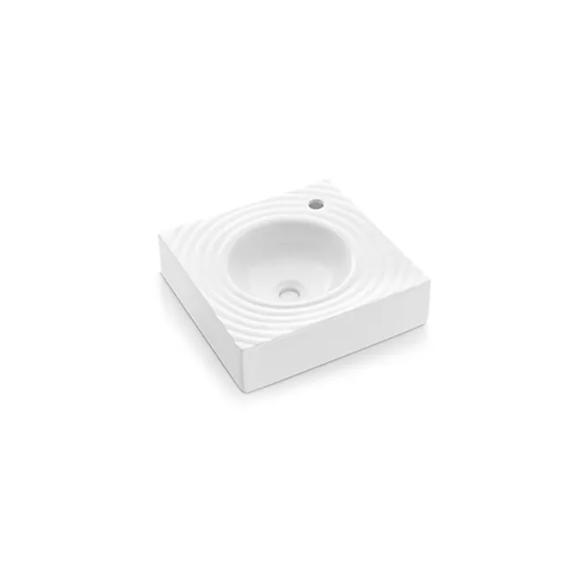 LAVABO SOBRE ENCIMERA GOTA - FONDO BLANCO