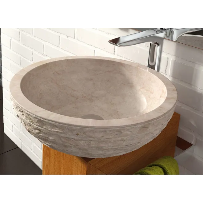 LAVABO DE PIEDRA PUKET REDONDO BATHCO