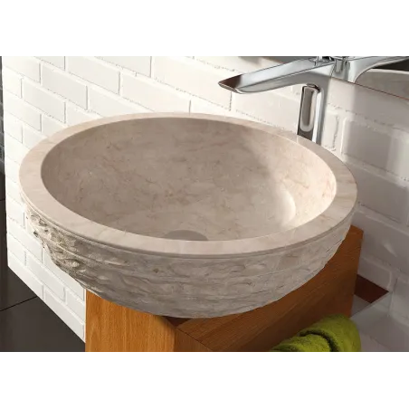 LAVABO DE PIEDRA PUKET REDONDO BATHCO