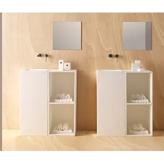 LAVABO PEDESTAL CUADRADO SOLID SURFACE BATHCO