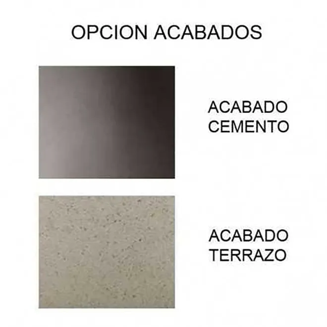 ACABADOS ENCIMERA LAVABO CAMARGO RECTANGULAR BATHCO
