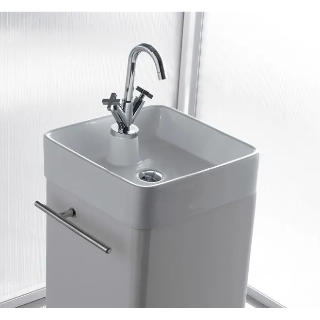 LAVABO SOBRE ENCIMERA ISLA CUADRADO BATHCO