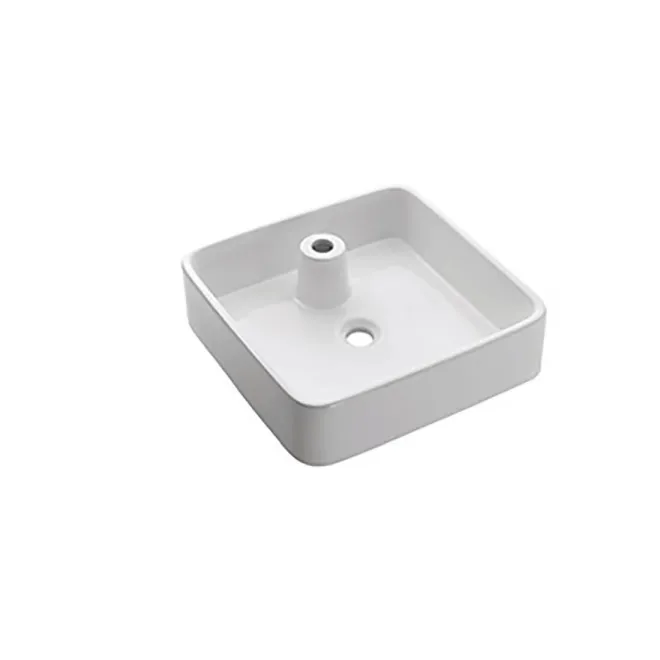 LAVABO SOBRE ENCIMERA ISLA - FONDO BLANCO