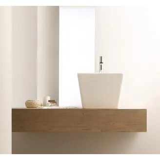LAVABO SOBRE ENCIMERA GENOVA B CUADRADO BATHCO