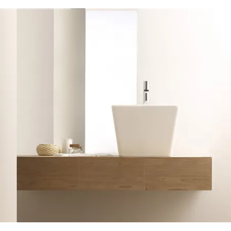 LAVABO SOBRE ENCIMERA GENOVA B CUADRADO BATHCO