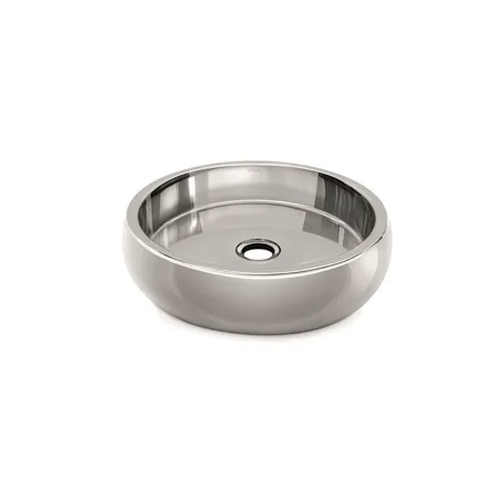 LAVABO SOBRE ENCIMERA ASON ACERO - FONDO BLANCO
