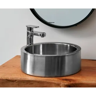 LAVABO SOBRE ENCIMERA ORUÑA ACERO BATHCO