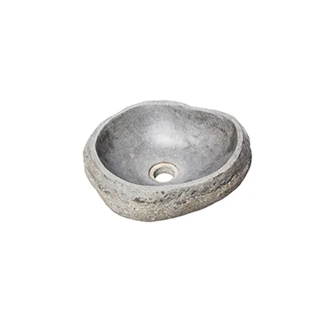 LAVABO DE PIEDRA RIO OVALADO BATHCO FONDO BLANCO