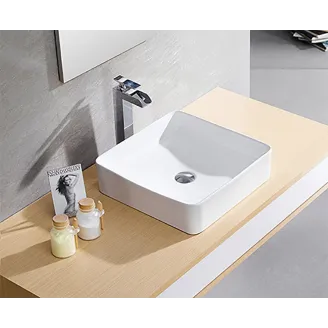 LAVABO SOBRE ENCIMERA NILO CUADRADO BATHCO