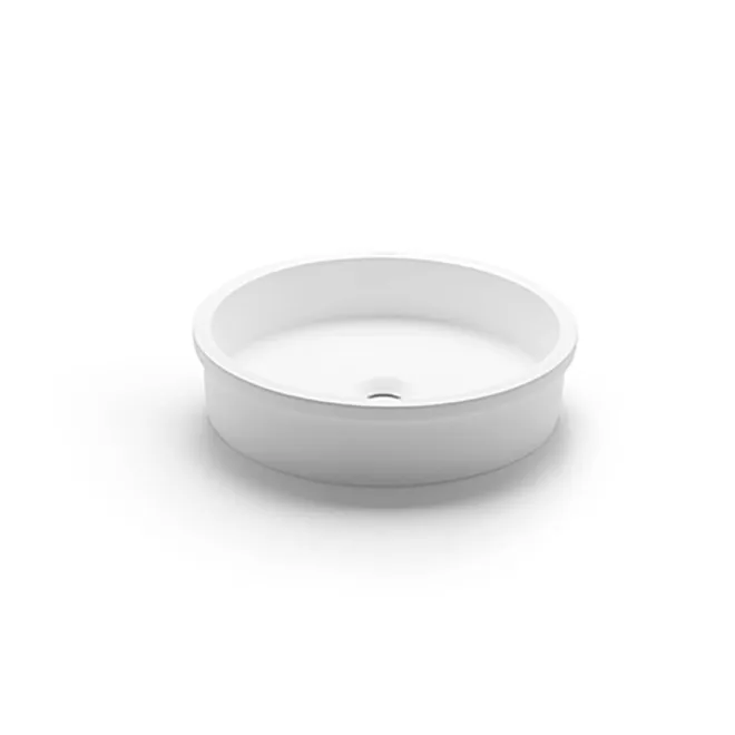 LAVABO SOBRE ENCIMERA BELTED - FONDO BLANCO