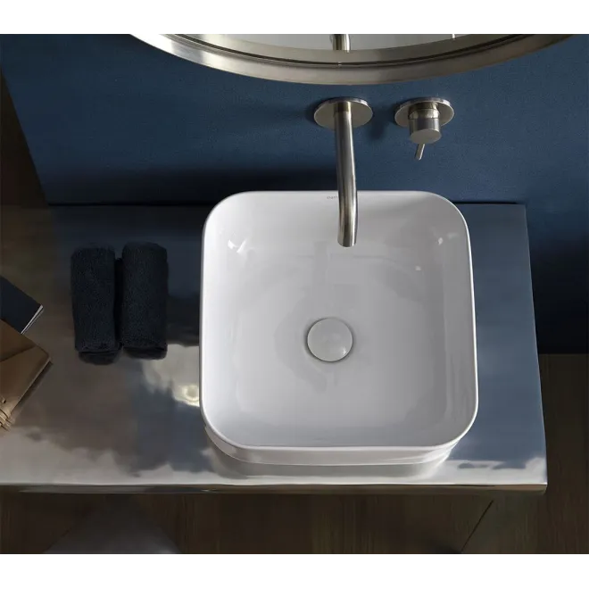 LAVABO SOBRE ENCIMERA DINAN 40 CUADRADO BATHCO