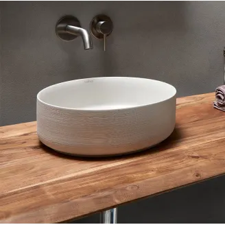 LAVABO SOBRE ENCIMERA CARNAC CRU REDONDO BATHCO