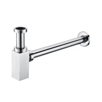 SIFON LAVABO CUADRADO CROMO BAALNEO