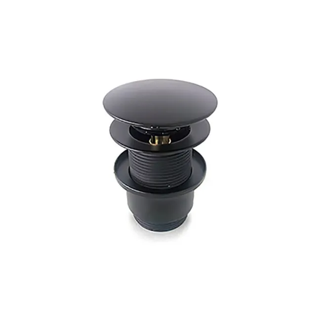 VALVULA LAVABO CLICK CLACK NEGRO MATE BATHCO