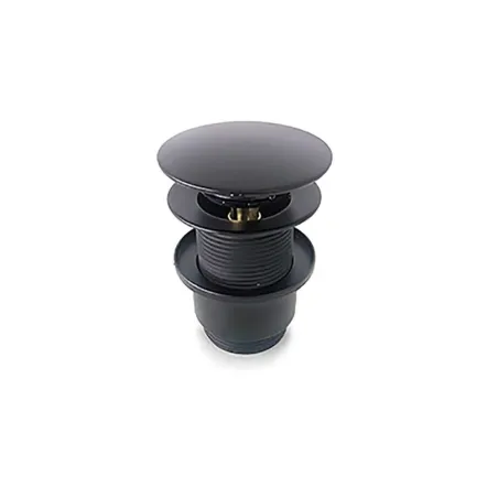 VALVULA LAVABO CLICK CLACK NEGRO MATE BATHCO