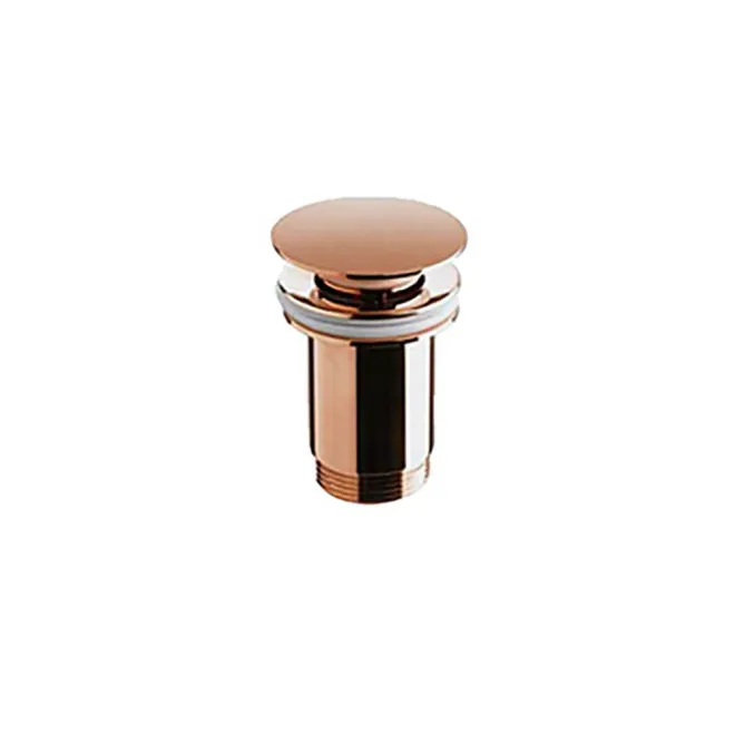 VALVULA LAVABO CLICK CLACK ROSA ORO BATHCO