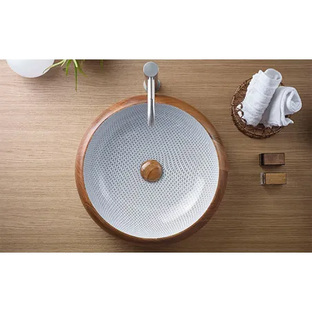 ▷VALVULA LAVABO CLICK CLACK MADERA Barata | Comprar Online
