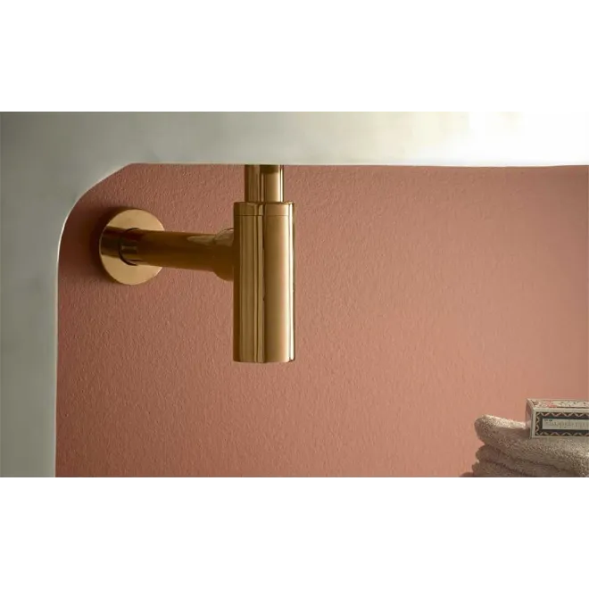 SIFON LAVABO ORO ROSA BATHCO