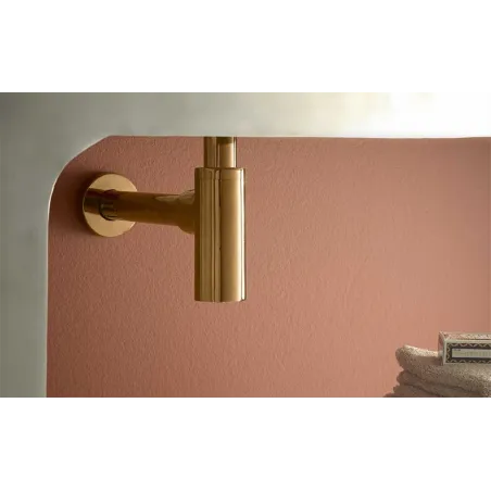 SIFON LAVABO ORO ROSA BATHCO