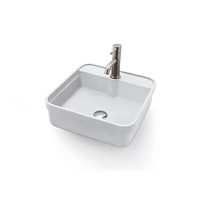 LAVABO SOBRE ENCIMERA BESAYA BATHCO. FONDO BLANCO