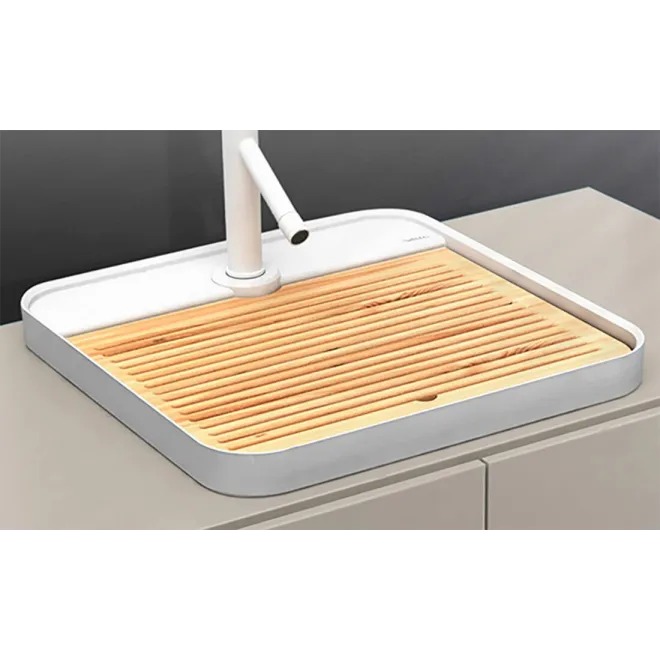 LAVABO SOBRE ENCIMERA BESAYA CUADRADO BATHCO