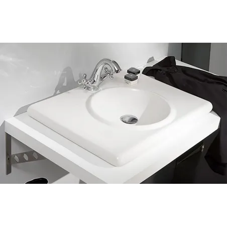 LAVABO SOBRE ENCIMERA LUNA 65 RECTANGULAR BATHCO
