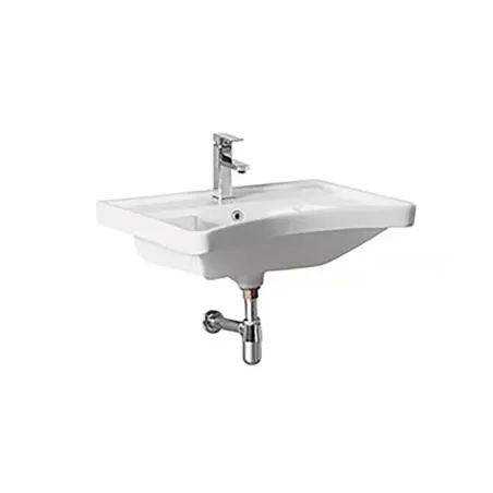 LAVABO SUSPENDIDO OKINAWA RECTANGULAR BATHCO FONDO BLANCO