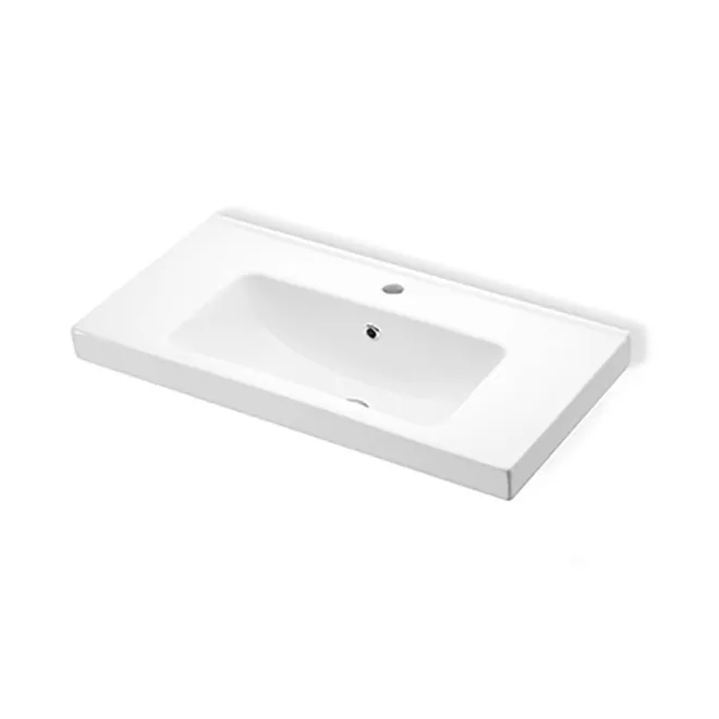 LAVABO SUSPENDIDO PRAGA 80 RECTANGULAR BATHCO FONDO BLANCO